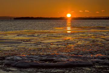 Cold Night On The Lake