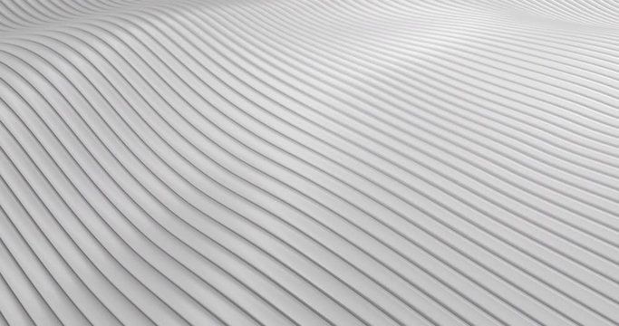 Hypnotic seamless loop of wavy lines .Abstract, corporate background.