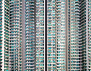 Fototapeta na wymiar modern office building in hong kong