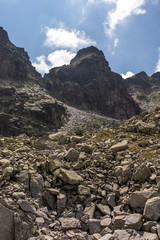 Trail from Scary Lake to Kupens peaks, Rila Mountain, Bulgaria