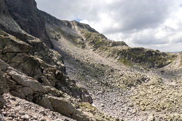 Trail from Scary Lake to Kupens peaks, Rila Mountain, Bulgaria