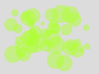 Abstract green circles illustration background