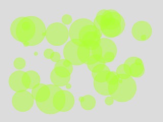 Abstract green circles illustration background