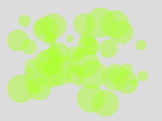 Abstract green circles illustration background