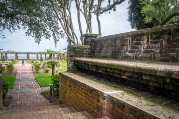Landscape and design of garden pathway