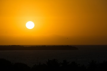 Levé de soleil sur Varadero, Cuba