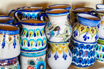 Traditional art mayan pottery in Guatemala