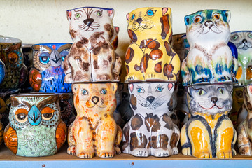 Traditional art mayan pottery in Guatemala