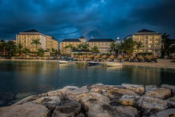 Tropical Island Sunset 