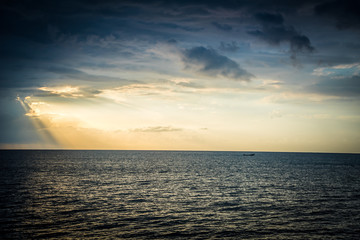 Tropical Island Sunset