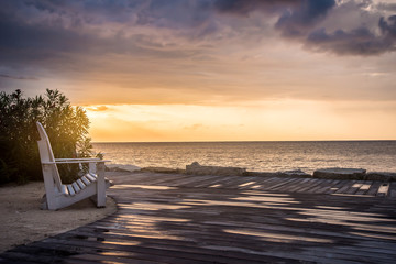 Tropical Island Sunset