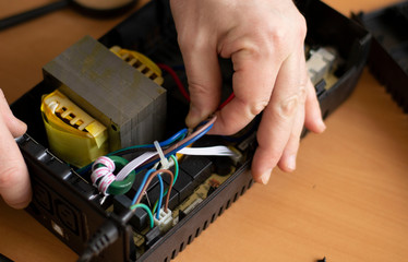 repair of uninterruptible power supply.