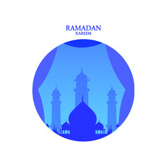 design illustration background ramadan mubarak
