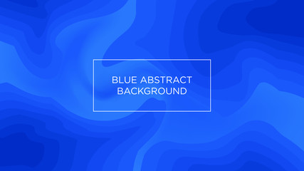 Naklejka na ściany i meble Abstract Blue Gradient Flowing Background