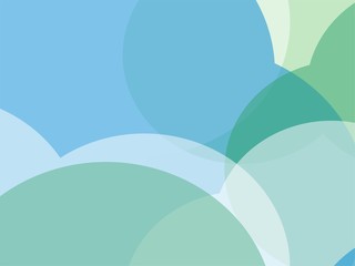Obraz premium Colorful Art Blue and Green Abstract Background With Cloud, Modern Shape Background or Wallpaper