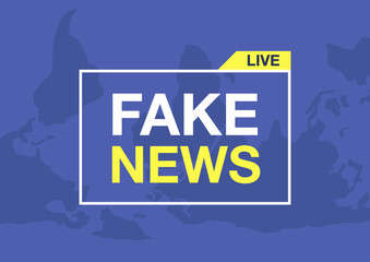Fake news conceptual screensaver, misinformation in media, censorship and propaganda