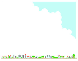 Obraz premium Cityscape 01_01 (wczesne lato, środek lata, wakacje letnie, wakacje letnie)