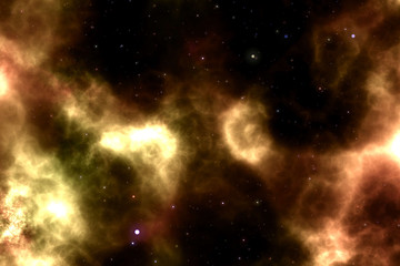 Fototapeta na wymiar space with nebula and stars