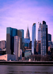 Fototapeta na wymiar rascacielos de manhattan, new york