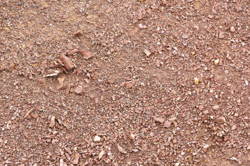 sand wall in lime red canyon, dry arid soil due to lack of water