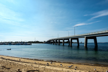 San Remo bridge connecting Phillip Island with San Remo area