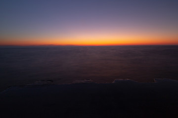 Sunset blue hours, South Haven Lake Michigan