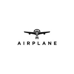 Modern Airplane and Flight Concept with Jet, Wing, and Sky for Airline, Aviation, and Travel Industry Branding in Vector Design