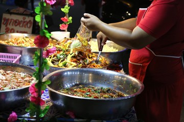 cooking in pan