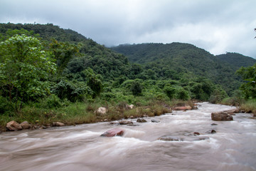 river in the mountains