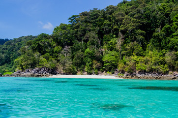 sea and tropical island, Surin island, Thailand