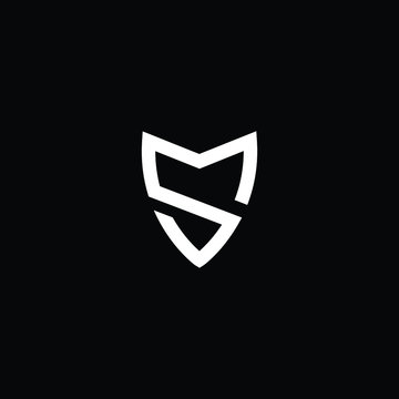 Initial based modern and minimal Logo. SM MS M S letter trendy fonts monogram icon symbol. Universal professional elegant luxury alphabet vector design