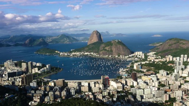 Rio de Janeiro Bay and Mountains (zoom in)