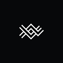 Initial based modern and minimal Logo. VN NV letter trendy fonts monogram icon symbol. Universal professional elegant luxury alphabet vector design
