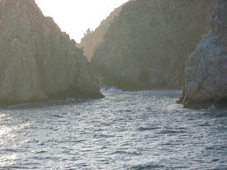 cliffs and sea
