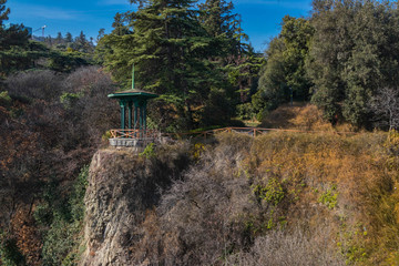 National Botanical Garden Tbilisi Georgia view and nature sightseeing of local flora and fauna.