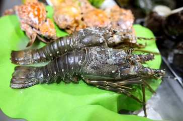 Sea crayfish cooked according to a special recipe.