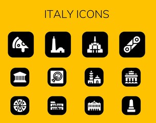 italy icon set