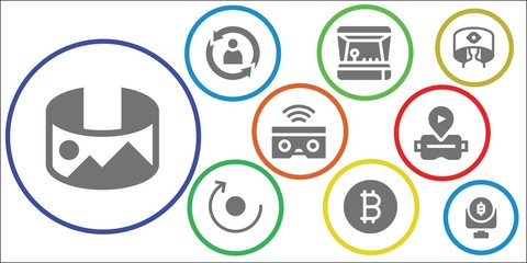 virtual icon set