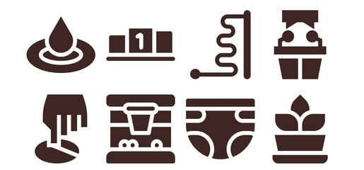 Modern Simple Set of closeup Vector filled Icons