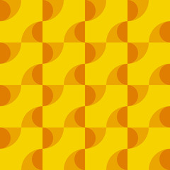 Repeated geometric forms. Abstract vector seamless pattern.