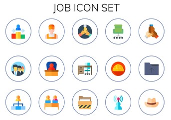 job icon set