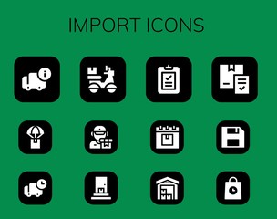 import icon set