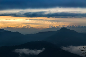 Kangchenjunga view from Darjeeling, West Bengal