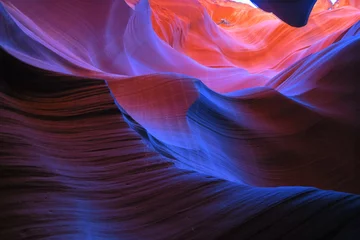 Foto op Canvas antelope canyon vivid colors © Yevhenii