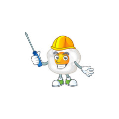 cool automotive cartoon character of fried egg