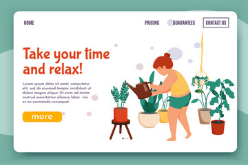 Relax Time Landing Page