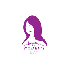 Greeting Design for celebrating International Woman day at march 8th.