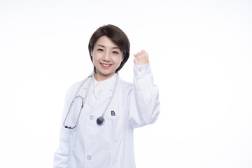 A young Asian woman doctor