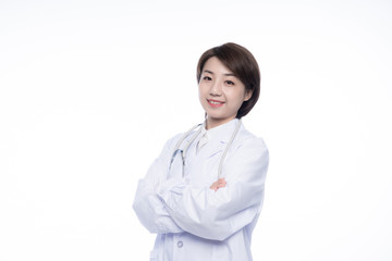 A young Asian woman doctor