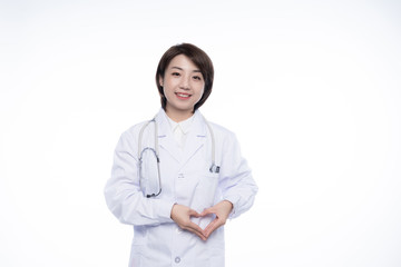 Fototapeta premium A young Asian woman doctor